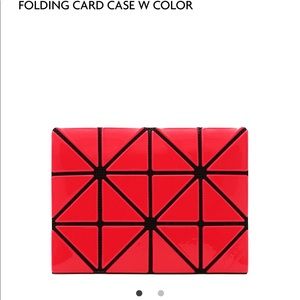 Issey miyake Baobao red wallet